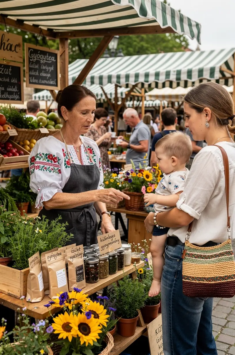 Gyógyteák és növényi alapú kiegészítők egy asztalon, a mindennapi ízületi támogatás szemléltetésére.